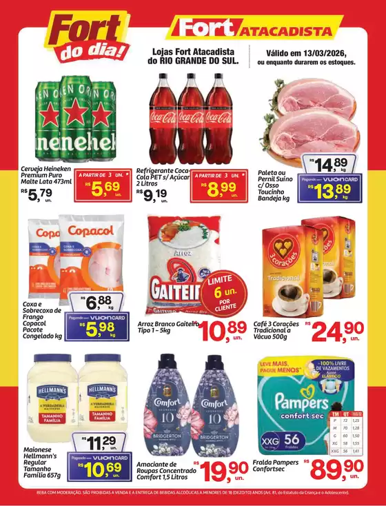 Catálogo Fort Atacadista em Sertãozinho | RS Fort do Dia Fim Semana Consumidor 13 MAR 26 | 2026-03-13T00:00:00.000Z - 2026-03-13T00:00:00.000Z