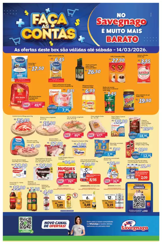 Catálogo Supermercado Savegnago em Campinas | ofertas Savegnago Leme | 2026-03-13T00:00:00.000Z - 2026-03-14T00:00:00.000Z