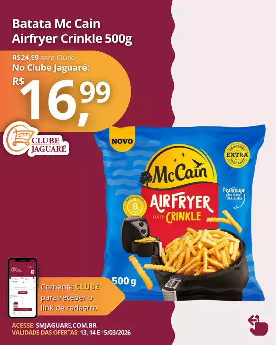 Catálogo Supermercado Jaguaré em Uberlândia | Ofertas  | 2026-03-13T00:00:00.000Z - 2026-03-14T00:00:00.000Z