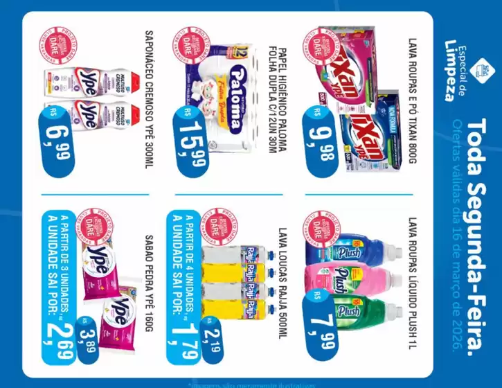 Catálogo Supermercados Varandas | Especial De Limpeza | 2026-03-16T00:00:00.000Z - 2026-03-16T00:00:00.000Z