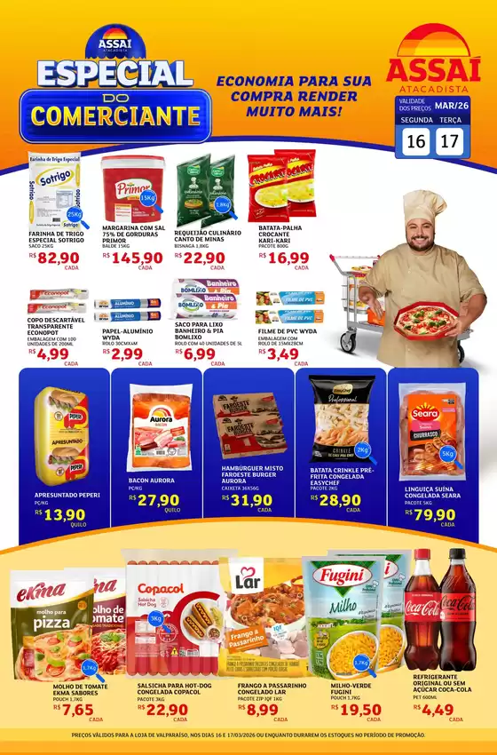 Catálogo Assaí Atacadista em Itaúna | Encarte Assaí Atacadista 44746-16 | 2026-03-16T00:00:00.000Z - 2026-03-17T00:00:00.000Z