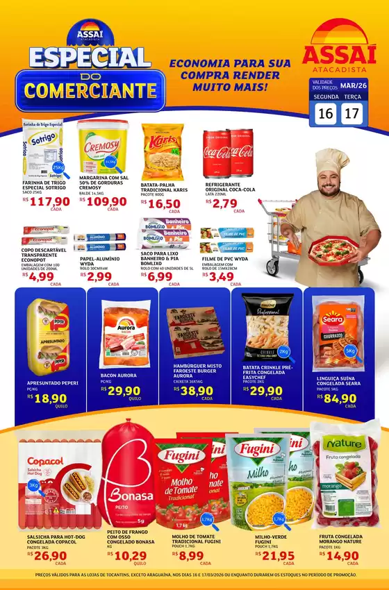 Catálogo Assaí Atacadista em Itaúna | Encarte Assaí Atacadista 44746-115 | 2026-03-16T00:00:00.000Z - 2026-03-17T00:00:00.000Z