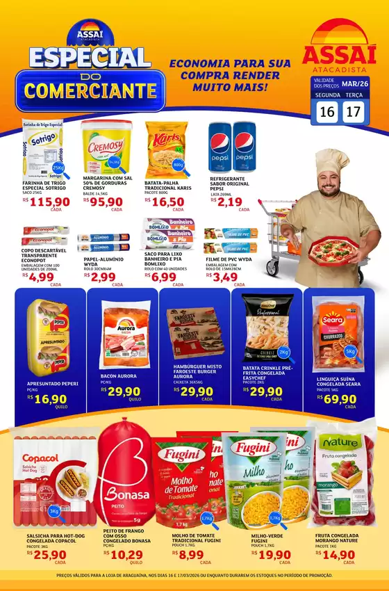 Catálogo Assaí Atacadista em Itaúna | Encarte Assaí Atacadista 44746-813 | 2026-03-16T00:00:00.000Z - 2026-03-17T00:00:00.000Z