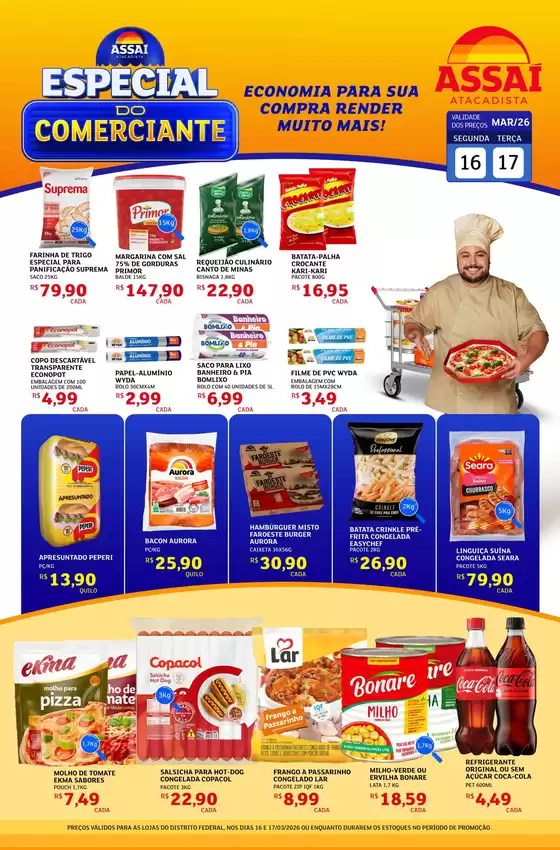 Catálogo Assaí Atacadista em Itaúna | Encarte Assaí Atacadista 44746-226 | 2026-03-16T00:00:00.000Z - 2026-03-17T00:00:00.000Z
