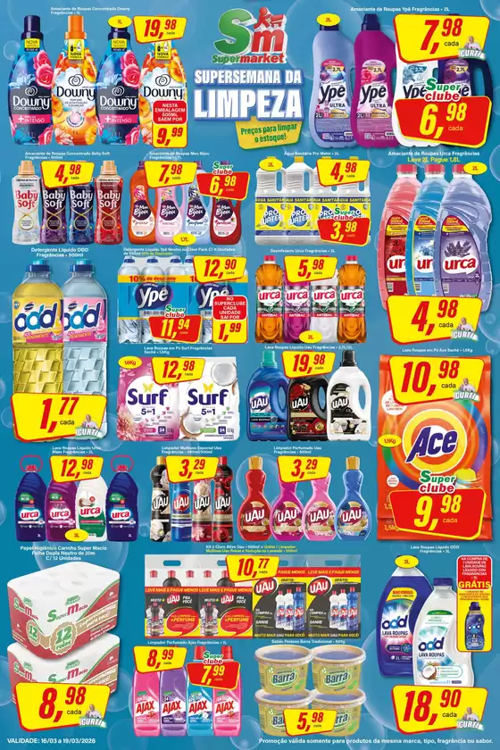 Catálogo Rede Supermarket em Fortaleza | Encarte 16 03 1 | 2026-03-16T00:00:00.000Z - 2026-03-19T00:00:00.000Z