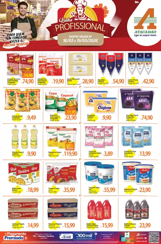 Catálogo Atacadão em Curitiba | Atacadão - Linha Profissional | 2026-03-16T00:00:00.000Z - 2026-03-19T00:00:00.000Z