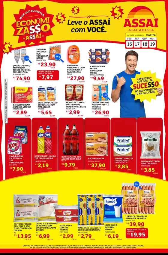 Catálogo Assaí Atacadista em Praia Grande | Encarte Assaí Atacadista 44954-63 | 2026-03-16T00:00:00.000Z - 2026-03-19T00:00:00.000Z