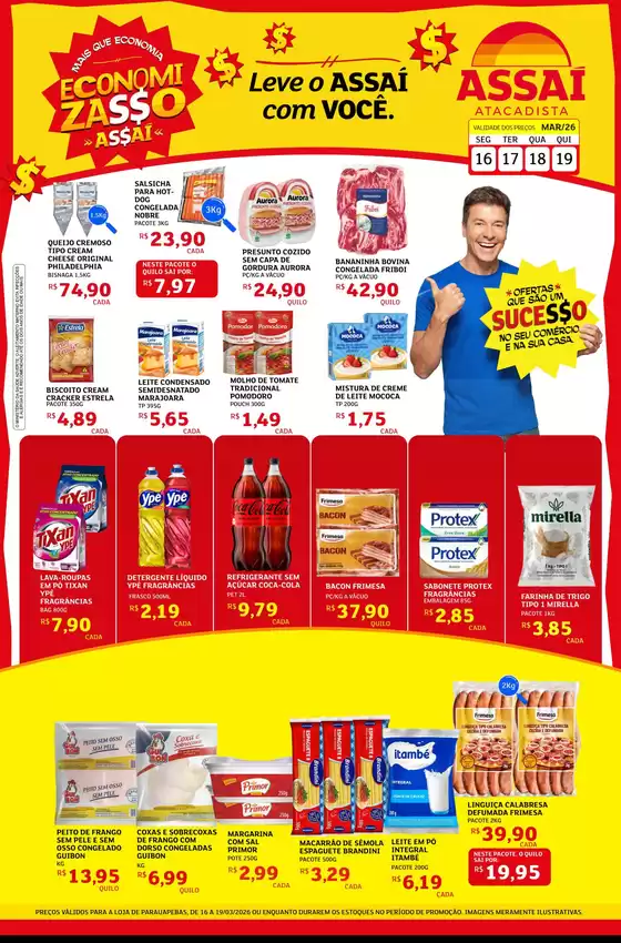 Catálogo Assaí Atacadista em Coronel Vivida | Encarte Assaí Atacadista 44954-64 | 2026-03-16T00:00:00.000Z - 2026-03-19T00:00:00.000Z