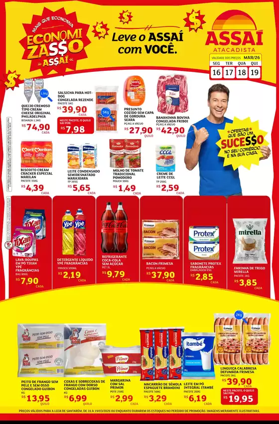 Catálogo Assaí Atacadista em Coronel Vivida | Encarte Assaí Atacadista 44954-65 | 2026-03-16T00:00:00.000Z - 2026-03-19T00:00:00.000Z