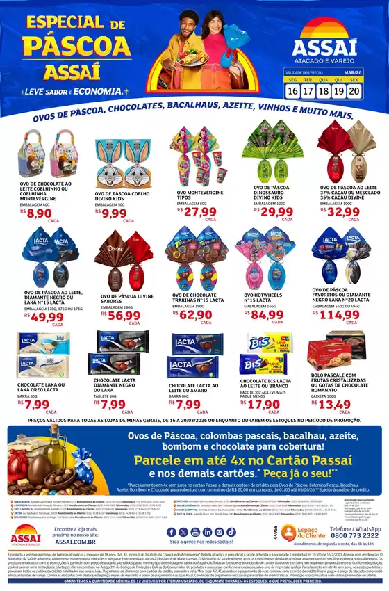Catálogo Assaí Atacadista em Fortaleza | Encarte Assaí Atacadista 44958-712 | 2026-03-16T00:00:00.000Z - 2026-03-20T00:00:00.000Z
