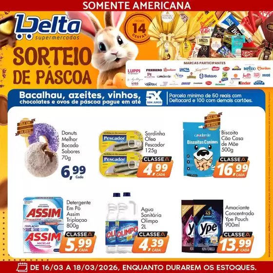 Catálogo Delta Supermercados em Araras | Ofertas exclusivas | 2026-03-16T00:00:00.000Z - 2026-03-18T00:00:00.000Z