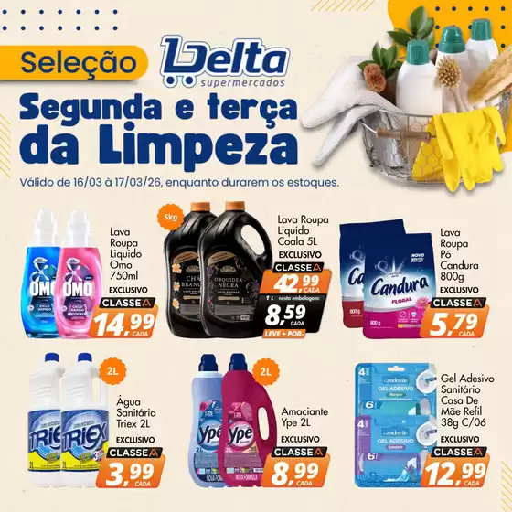 Catálogo Delta Supermercados em Araras | Melhores ofertas para todos os caçadores de pechinchas | 2026-03-16T00:00:00.000Z - 2026-03-17T00:00:00.000Z