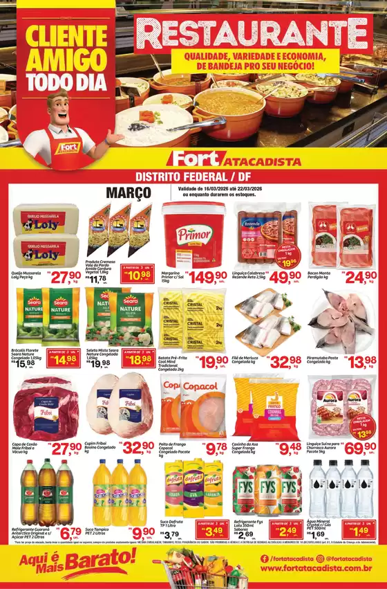 Catálogo Fort Atacadista | DF Fort Food Service Restaurante 16 a 22 MAR 26 DF | 2026-03-16T00:00:00.000Z - 2026-03-22T00:00:00.000Z