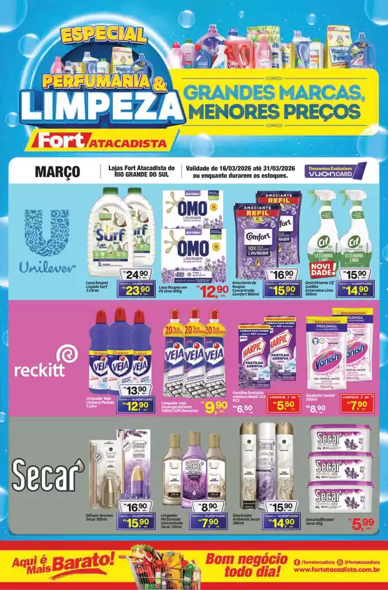 Catálogo Fort Atacadista | RS Fort Perfumaria e Limpeza 16 a 31 MAR 25 | 2026-03-16T00:00:00.000Z - 2026-03-31T00:00:00.000Z
