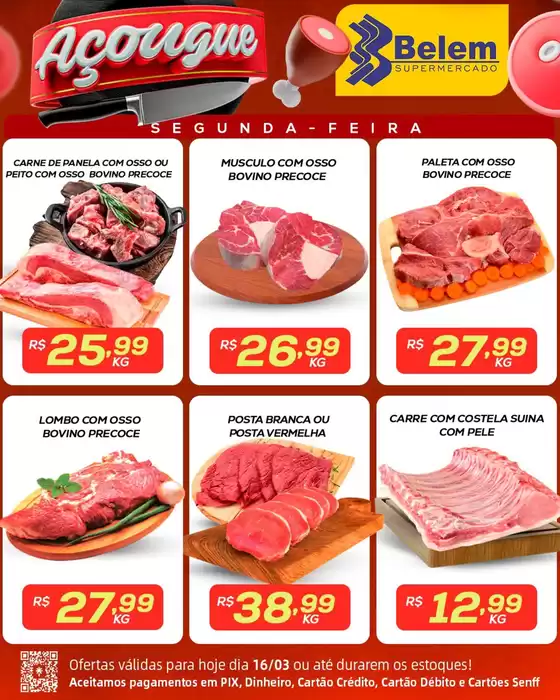 Catálogo Belem Supermercados em Contagem | Encarte Belem Supermercados | 2026-03-16T00:00:00.000Z - 2026-03-16T00:00:00.000Z