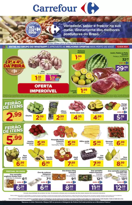 Catálogo Carrefour em Florianópolis | Ofertas exclusivas para nossos clientes | 2026-03-17T00:00:00.000Z - 2026-03-18T00:00:00.000Z