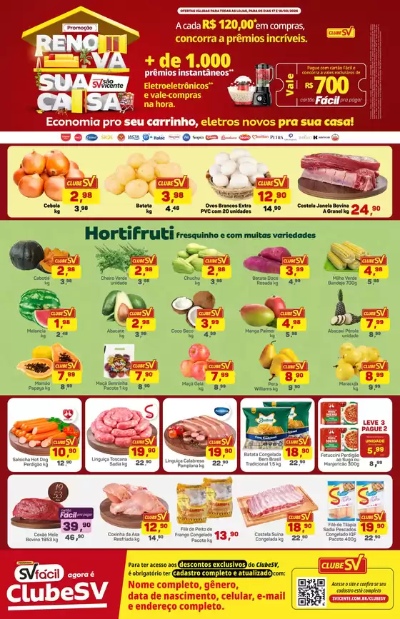 Catálogo Supermercados São Vicente | Grandes descontos em produtos selecionados | 2026-03-17T00:00:00.000Z - 2026-03-18T00:00:00.000Z