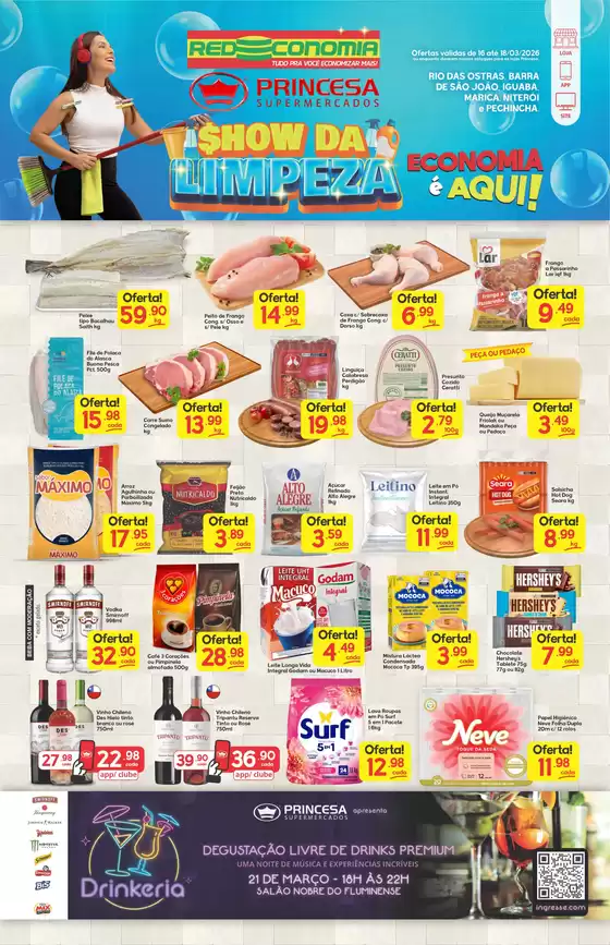 Catálogo Princesa Supermercados | Show de Limpeza G1 - 16 a 18/03 | 2026-03-16T00:00:00.000Z - 2026-03-19T00:00:00.000Z