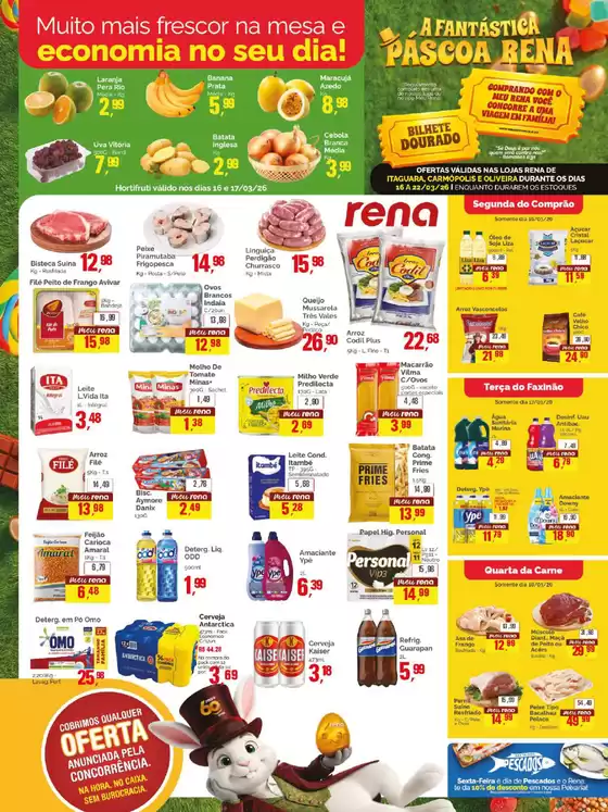 Catálogo Supermercados Rena | Encarte Supermercados Rena | 2026-03-16T00:00:00.000Z - 2026-03-26T00:00:00.000Z