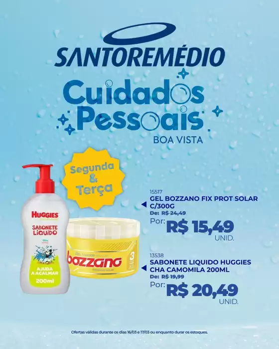 Catálogo Drogarias Santo Remédio em Cametá | Ofertas especiais atraentes para todos | 2026-03-16T00:00:00.000Z - 2026-03-17T00:00:00.000Z