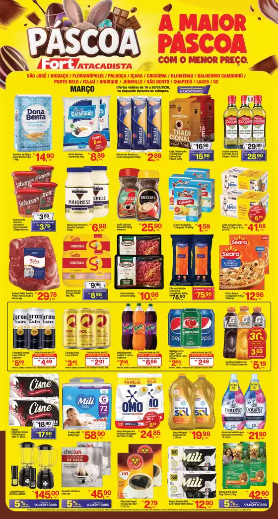 Catálogo Fort Atacadista em Bertioga | SC FORT Semanal 3ed 16 a 20 MAR 25 Regional | 2026-03-16T00:00:00.000Z - 2026-03-20T00:00:00.000Z