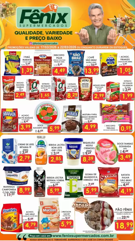 Catálogo Fênix Supermercados em Itabela | Qualidade Variedade E Preço Baixo | 2026-03-18T00:00:00.000Z - 2026-03-22T00:00:00.000Z
