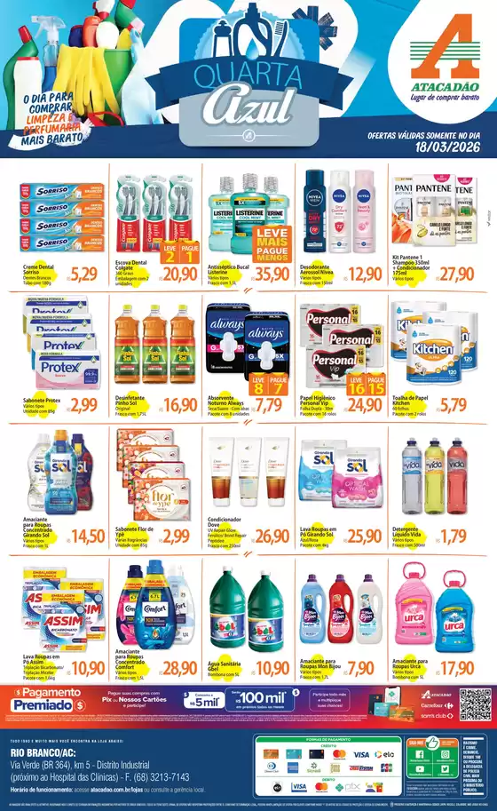 Catálogo Atacadão em São José dos Campos | Atacadão - Quarta Azul | 2026-03-18T00:00:00.000Z - 2026-03-18T00:00:00.000Z