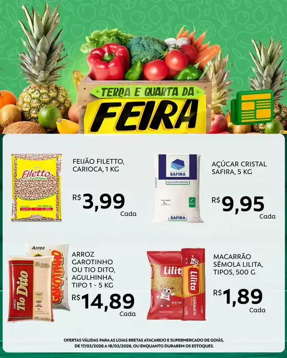 Catálogo Supermercado Bretas em Belo Horizonte | Nossas melhores pechinchas | 2026-03-17T00:00:00.000Z - 2026-03-18T00:00:00.000Z