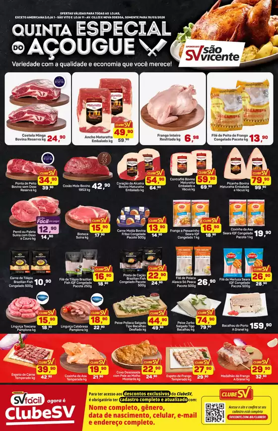Catálogo Supermercados São Vicente em Mogi das Cruzes | Melhores ofertas para todos os clientes | 2026-03-19T00:00:00.000Z - 2026-03-19T00:00:00.000Z
