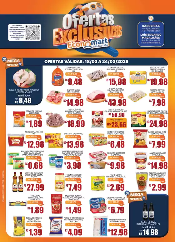 Catálogo Economart Atacadista em São José dos Campos | Semanal Lem Barreiras | 2026-03-18T00:00:00.000Z - 2026-03-24T00:00:00.000Z