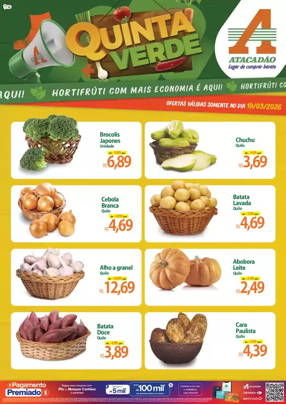 Catálogo Atacadão em Tramandaí | Atacadão - Hortifrúti | 2026-03-19T00:00:00.000Z - 2026-03-20T00:00:00.000Z