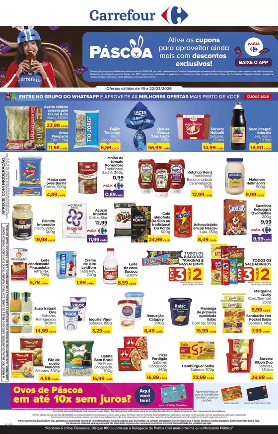 Catálogo Carrefour em Itapema | Economize agora com nossas ofertas | 2026-03-19T00:00:00.000Z - 2026-03-22T00:00:00.000Z