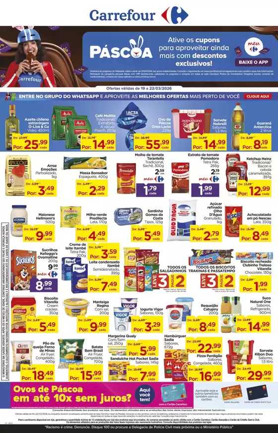 Catálogo Carrefour em Itapema | Grandes descontos em produtos selecionados | 2026-03-19T00:00:00.000Z - 2026-03-22T00:00:00.000Z
