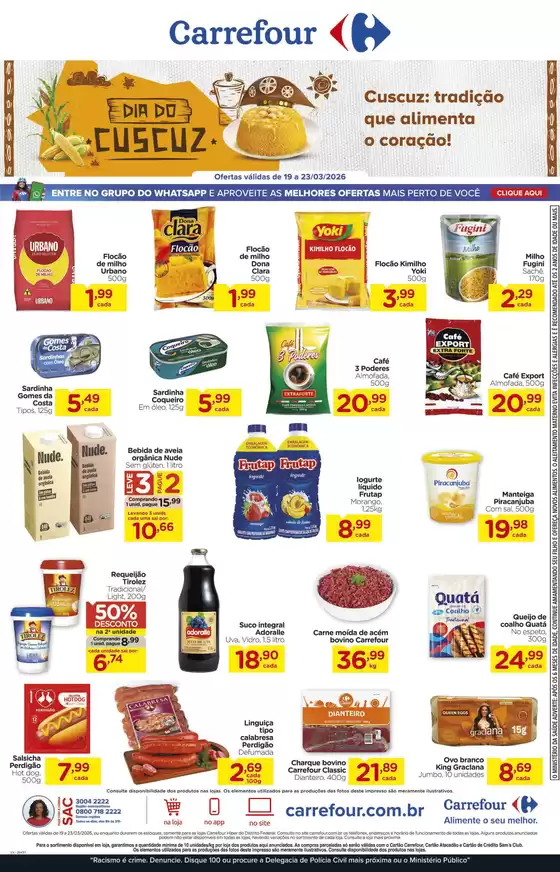 Catálogo Carrefour em Itapema | FESTIVAL DO CUSCUZ | 2026-03-19T00:00:00.000Z - 2026-03-23T00:00:00.000Z