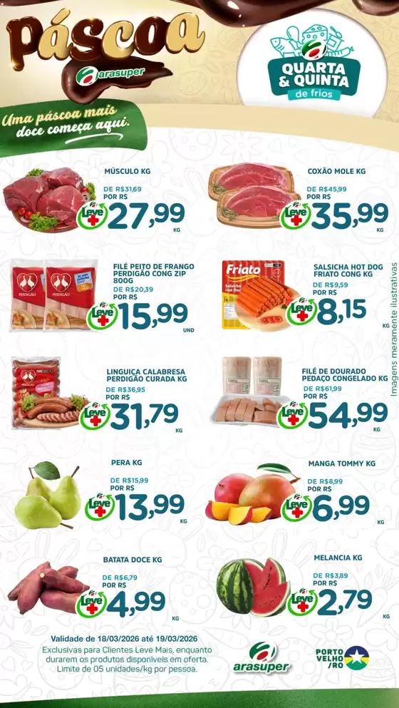 Catálogo Araújo Supermercados em Piracicaba | Melhores ofertas para todos os clientes | 2026-03-18T00:00:00.000Z - 2026-03-19T00:00:00.000Z