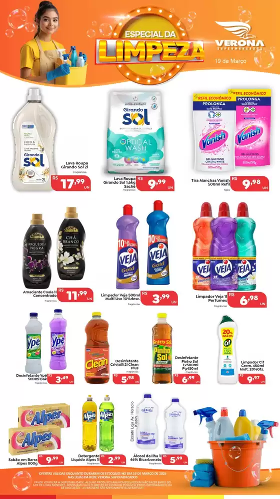 Catálogo Verona Supermercados em Sarzedo | Encarte Verona Supermercados | 2026-03-19T00:00:00.000Z - 2026-03-19T00:00:00.000Z