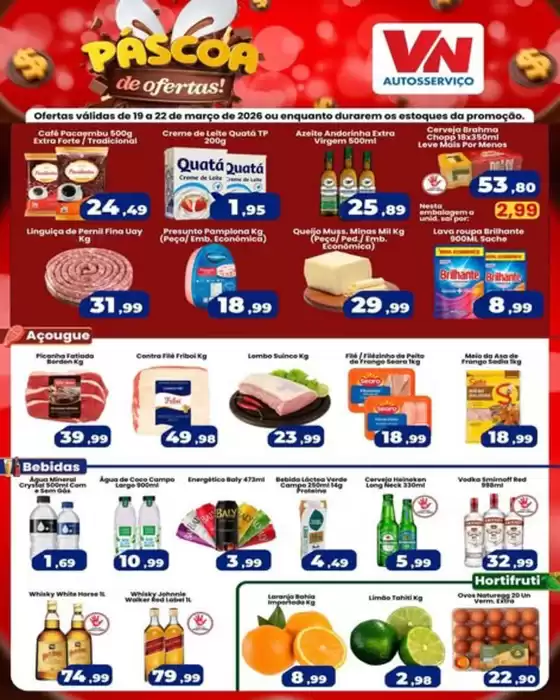 Catálogo VN Autosserviço em Sarzedo | Páscoa de Ofertas | 2026-03-19T00:00:00.000Z - 2026-03-22T00:00:00.000Z