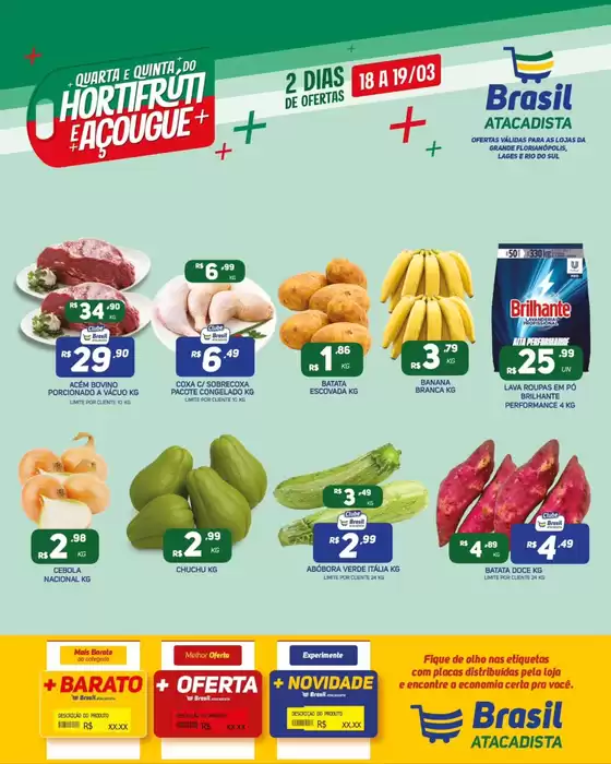 Catálogo Brasil Atacadista em Sarzedo | Hortifrúti | 2026-03-19T00:00:00.000Z - 2026-03-19T00:00:00.000Z