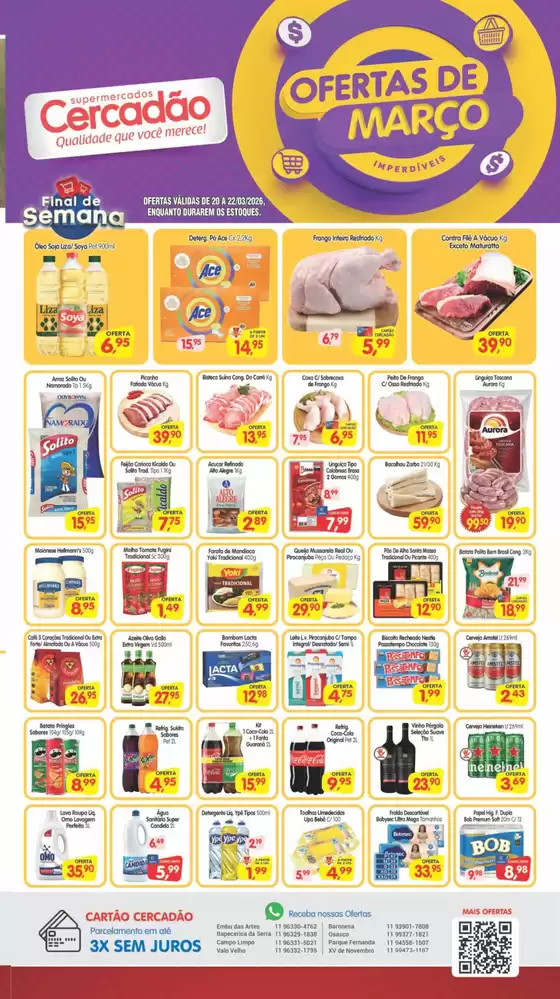 Catálogo Cercadão em Lontras | Ofertas de Marco | 2026-03-20T00:00:00.000Z - 2026-03-26T00:00:00.000Z