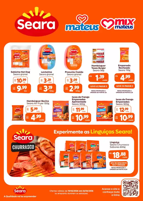 Catálogo Supermercados Mateus em Mauá | Festival Seara | 2026-03-20T00:00:00.000Z - 2026-03-23T00:00:00.000Z