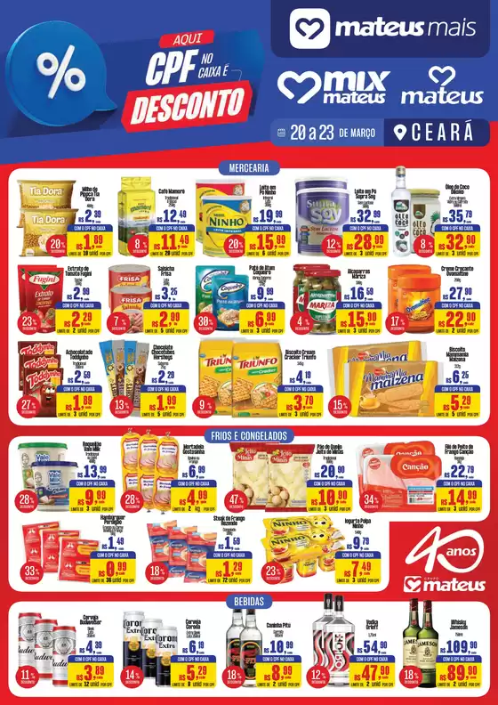 Catálogo Supermercados Mateus em Mauá | Descontos App Mateus Mais | 2026-03-20T00:00:00.000Z - 2026-03-23T00:00:00.000Z