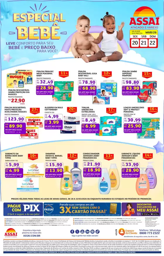 Catálogo Assaí Atacadista em Mesquita | Encarte Assaí Atacadista 45129-712 | 2026-03-20T00:00:00.000Z - 2026-03-22T00:00:00.000Z