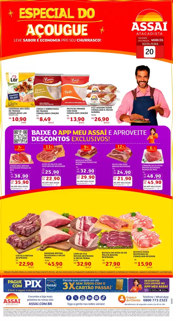 Catálogo Assaí Atacadista em Marabá | Encarte Assaí Atacadista 45252-532 | 2026-03-20T00:00:00.000Z - 2026-03-20T00:00:00.000Z