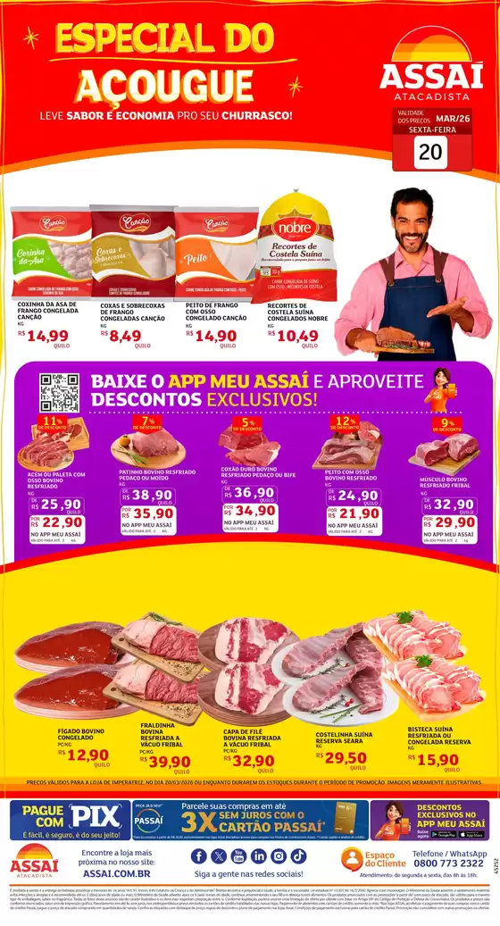 Catálogo Assaí Atacadista em Marabá | Encarte Assaí Atacadista 45252-83 | 2026-03-20T00:00:00.000Z - 2026-03-20T00:00:00.000Z