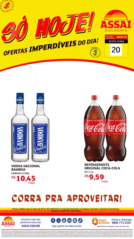 Catálogo Assaí Atacadista em Marabá | Encarte Assaí Atacadista 45267 | 2026-03-20T00:00:00.000Z - 2026-03-20T00:00:00.000Z