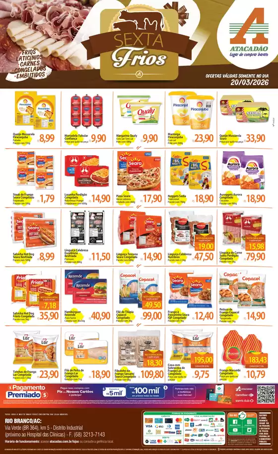 Catálogo Atacadão em Cachoeirinha | Atacadão - Sexta Frios | 2026-03-20T00:00:00.000Z - 2026-03-20T00:00:00.000Z