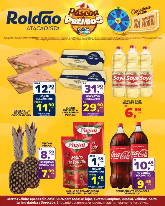 Catálogo Roldão em Diadema | Melhores ofertas para compradores econômicos | 2026-03-13T00:00:00.000Z - 2026-04-12T00:00:00.000Z