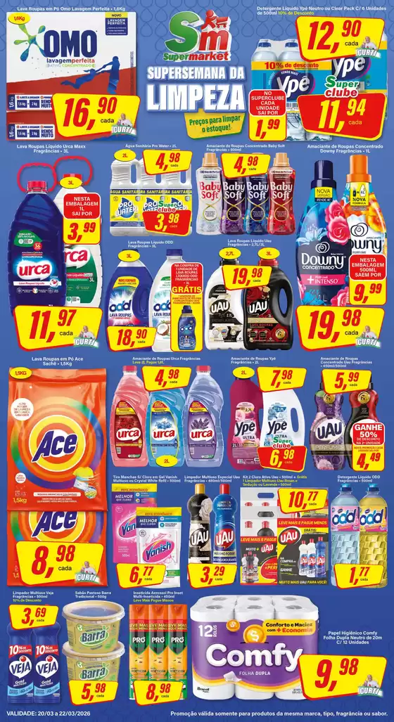 Catálogo Rede Supermarket | Encarte 20 22 | 2026-03-20T00:00:00.000Z - 2026-03-22T00:00:00.000Z