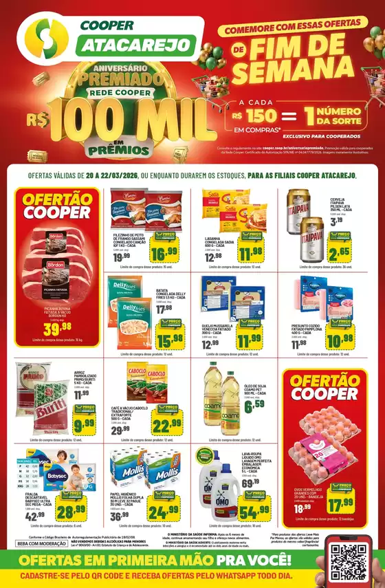 Catálogo Cooper em Guaramirim | FdS Aniversrio Premiado ATACAREJO | 2026-03-20T00:00:00.000Z - 2026-03-22T00:00:00.000Z