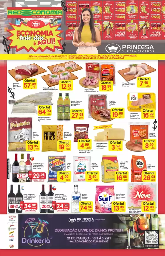 Catálogo Princesa Supermercados | Economia todo dia é aqui! G2 - 19 a 22/03 | 2026-03-20T00:00:00.000Z - 2026-03-23T00:00:00.000Z